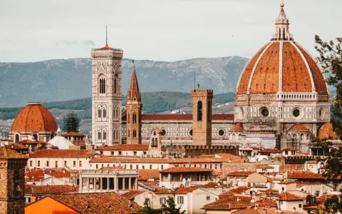 Skyline di Firenze con il Duomo e il Campanile di Giotto, un'ottima panoramica per chi cerca cosa vedere a Firenze in 3 giorni.
