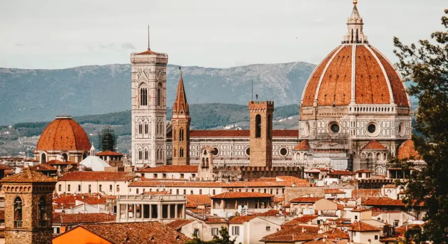 Skyline di Firenze con il Duomo e il Campanile di Giotto, un'ottima panoramica per chi cerca cosa vedere a Firenze in 3 giorni.